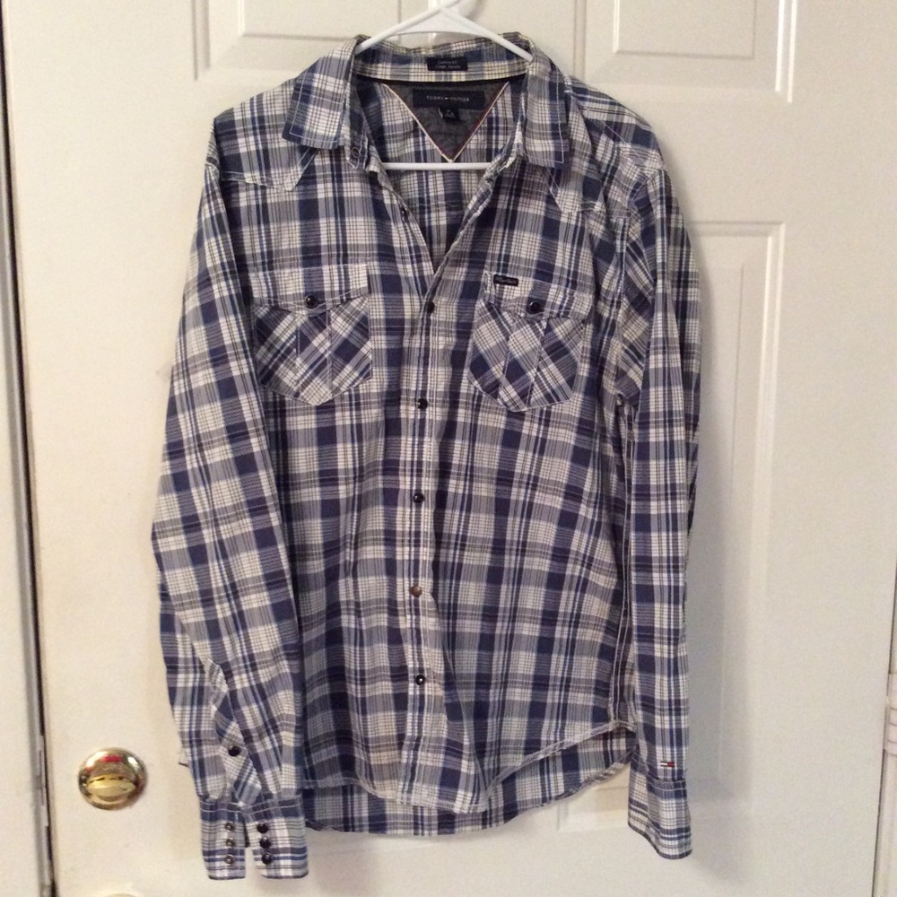 🤠TOMMY HILFIGER “HILFIGER DENIM” WESTERN SHIRT🤠
